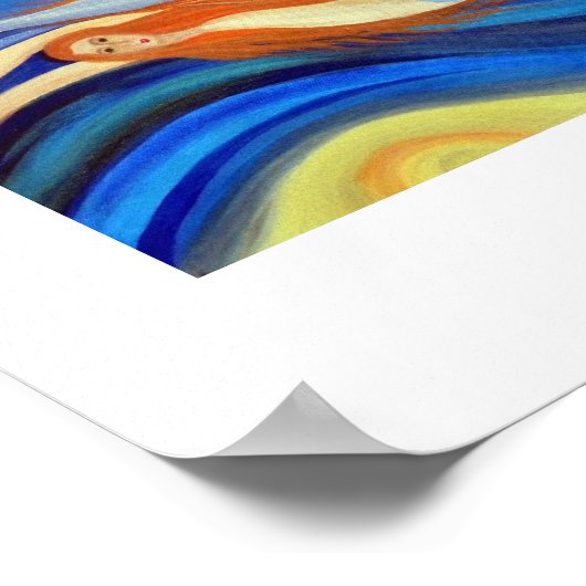 Dancing Mermaids Poster (Ecke)