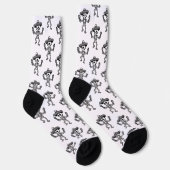 Dancing Mexican Skeleton Socken (Rechts)