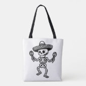 Dancing Mexican Skeleton Tasche (Rückseite)