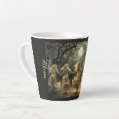 Dancing Moon Goddess Latte Cup Milchtasse (Linke Ecke)