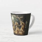 Dancing Moon Goddess Latte Cup Milchtasse (Rechte Ecke)