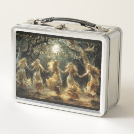 Dancing Moon Goddess Lunch Boxes Metall Brotdose