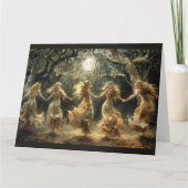 Dancing Moon Goddess Notecard Karte (Vorderseite)