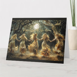 Dancing Moon Goddess Notecard Karte