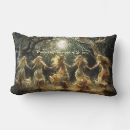 Dancing Moon Goddess Throw Kissen