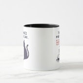 Dancing Mouse & Record Player Illustration | Humor Tasse (Zentrum)