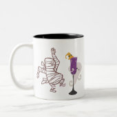 Dancing Mummy Tasse - Halloween Hexenhut & Goblins (Links)