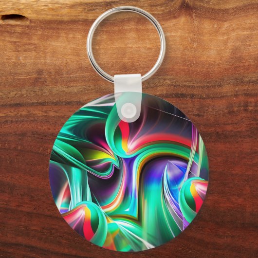 Dancing Neon Lights Schlüsselanhänger (Vorderseite)