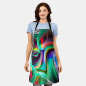 Dancing Neon Lights Schürze (Getragen)