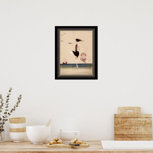 "Dancing on the Shore" ca. 1916 Poster (Küche)