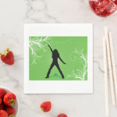 Dancing Paper Napkins Serviette (Beispiel)