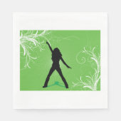 Dancing Paper Napkins Serviette (Vorderseite)