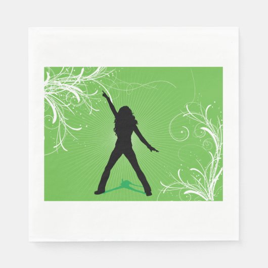 Dancing Paper Napkins Serviette (Vorderseite)