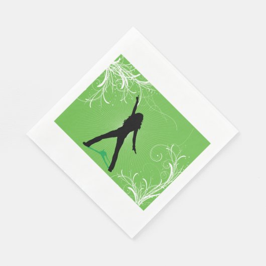 Dancing Paper Napkins Serviette (Ecke)