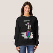 Dancing Penguin Fun Animals Sweatshirt (Vorne ganz)