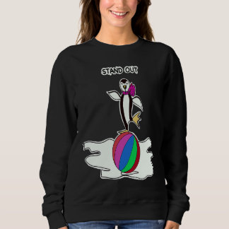 Dancing Penguin Fun Animals Sweatshirt