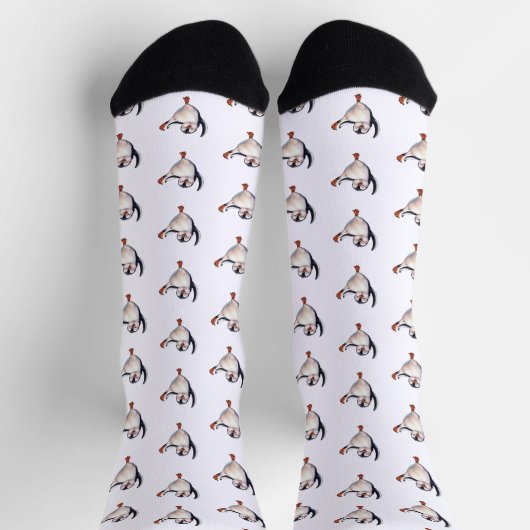 Dancing Penguin Socken (Oben)