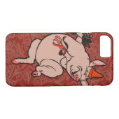 Dancing Pig Antique Niedlich Dancer Case-Mate iPhone Hülle (Rückseite (Horizontal))