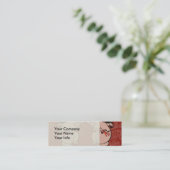 Dancing Pig Antique Niedlich Dancer Mini Visitenkarte (Stehend Vorderseite)