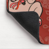 Dancing Pig Antique Niedlich Dancer Mousepad (Ecke)