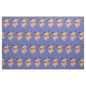 Dancing Pig Antique Niedlich Dancer Stoff (Fat Quarter (45,7 x 55,9 cm))
