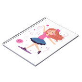 Dancing Princess Ballerina Spiral Notebook Notizblock (Linke Seite)