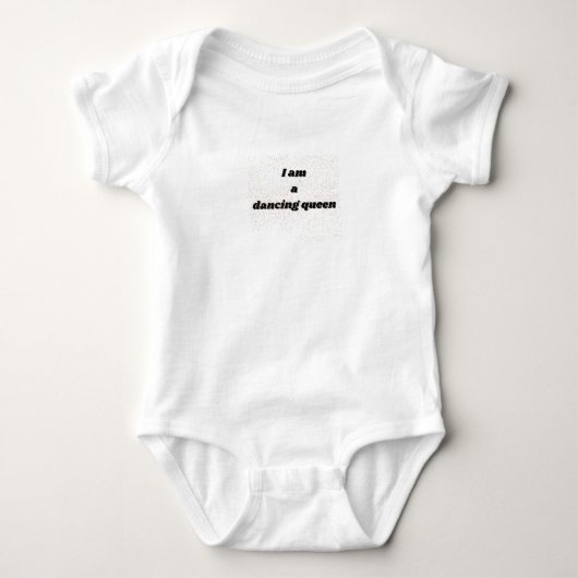 Dancing Queen Baby wachsen Strampler (Vorderseite)