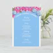 Dancing Queen Bachelorette Wochenende Ausflug Einladung (Stehend Vorderseite)