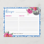 Dancing Queen Blue Tile Disco Brautparty Rezept (Vorderseite)