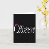 Dancing Queen Dance Dancing Gift Dancer Karte (Gelbe Blume)