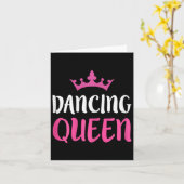 Dancing Queen - Dance Lover T-Shirt Karte (Gelbe Blume)