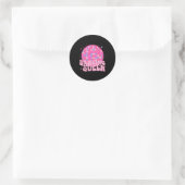 Dancing Queen Dance Mama Dancing 70er 80er Disco Runder Aufkleber (Tasche)