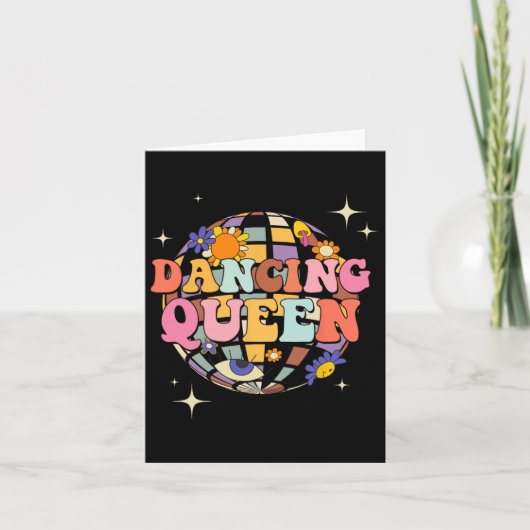 Dancing Queen Dance Mama for Dance Party Karte (Vorderseite)