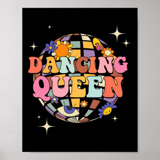Dancing Queen Dance Mama for Dance Party Poster (Vorne)