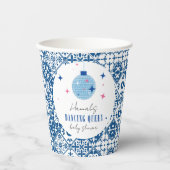 Dancing Queen greek Musical Disco Baby Dusche Pappbecher (Vorderseite)