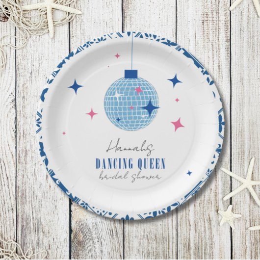 Dancing Queen greek Musical Disco Brautparty Pappteller