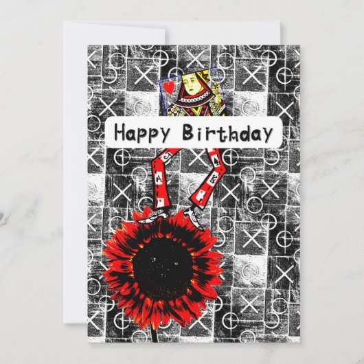 Dancing Queen HAPPY BIRTHDAY Card Dankeskarte (Vorderseite)