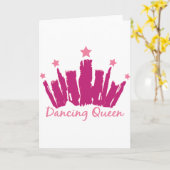 Dancing Queen Karte (Gelbe Blume)