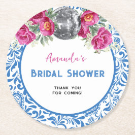 Dancing Queen Mamma Mia Disco Brautparty Runder Pappuntersetzer