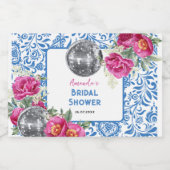 Dancing Queen Mamma Mia Disco Brautparty Schaumweinetikett (Einzelnes Label)