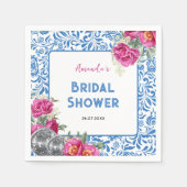 Dancing Queen Mamma Mia Disco Brautparty Serviette (Vorderseite)