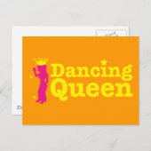 Dancing Queen Postkarte (Vorne/Hinten)