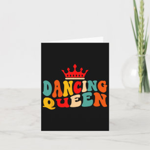 Dancing Queen Retro 70er Disco Themed 70er Jahre L Karte