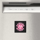 Dancing Queen Retro Bridesmaids Disco Bachelo Magnet (In Situ (Geschirrspüler))