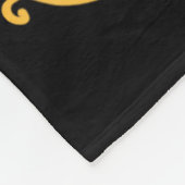 Dancing Queen Retro Moderne Art Fleecedecke (Ecke)