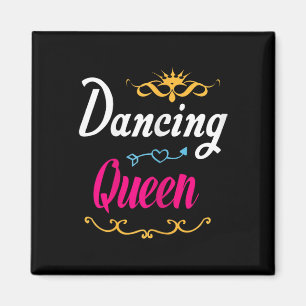 Dancing Queen Retro Moderne Art Magnet