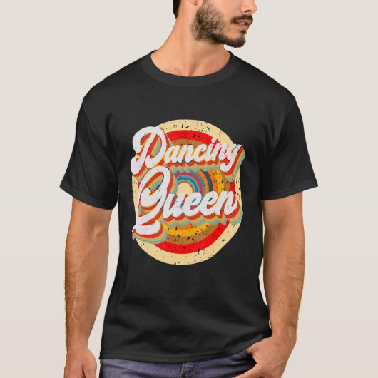 Dancing Queen Roller Disco Outfit 70er Kostüm für T-Shirt (Vorderseite)
