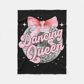 Dancing Queen Shirt Tanzen 70er 80er Women Girl Fleecedecke
