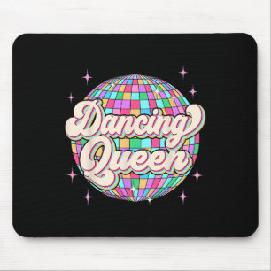 Dancing Queen Shirt Vintag Dancing 70er Kinder Gir Mousepad