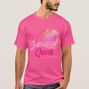 Dancing Queen T-Shirt 17 Geburtstag Vintage Tanzsc
